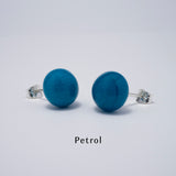 Pompom Earrings Turquoise